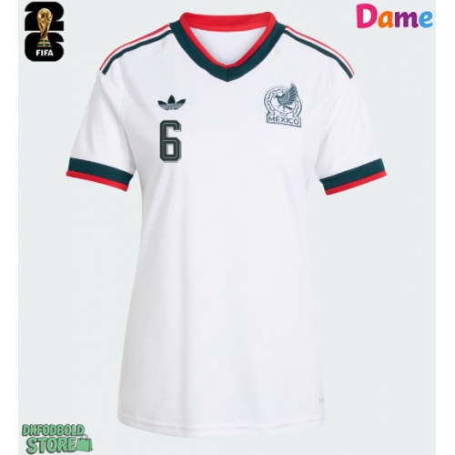 Mexico Erik Lira #6 Replika Udebanetrøje Dame VM 2026 Kortærmet